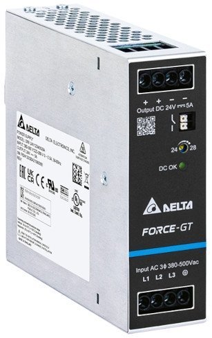 DRF-24V960W3GBA Блок питания, вход 3ф x 320-575 VAC, выход 24 VDC 40 A 960 W, реле DC OK, старт от -40°C, метал. корпус в Гатчине
