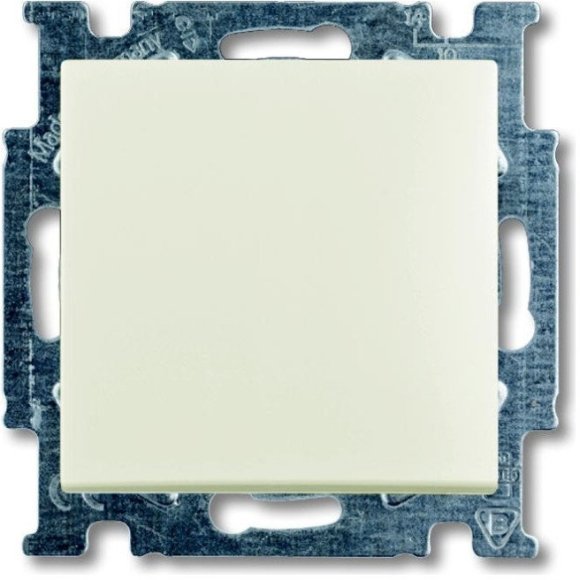 Выключатель 1-клавишный ABB BASIC55, скрытый монтаж, chalet-white, 2CKA001012A2184 в Гатчине