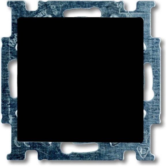 Выключатель 1-клавишный ABB BASIC55, скрытый монтаж, chateau-black, 2CKA001012A2174 в Гатчине