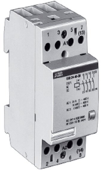 Модульный контактор ABB ESB24 4НО 24А 220В AC/DC, GHE3291102R0006 в Гатчине