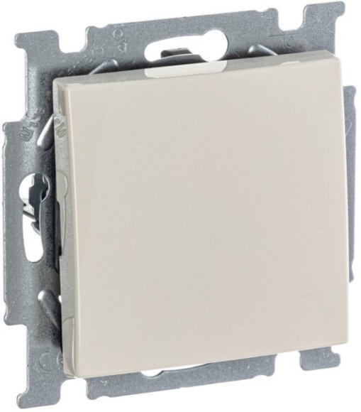Выключатель 1-клавишный ABB BASIC55, скрытый монтаж, слоновая кость, 2CKA001012A2146 в Гатчине