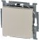 Выключатель 1-клавишный ABB BASIC55, скрытый монтаж, слоновая кость, 2CKA001012A2146 в Гатчине