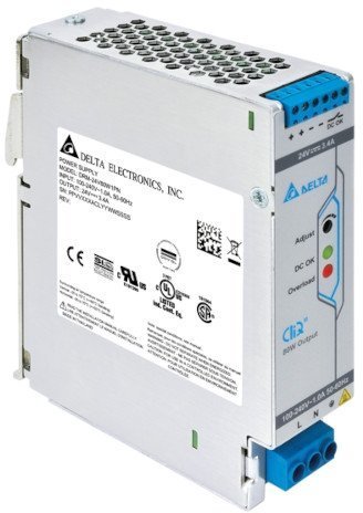 DRM-24V80W1PN Блок питания 1х220В AC или 88-375В DC, Uвых = 24В, I нагрузки макс = 3.4А, 80 Вт, метал. корпус, буст до 7 сек, функ. APB, реле, LED в Гатчине