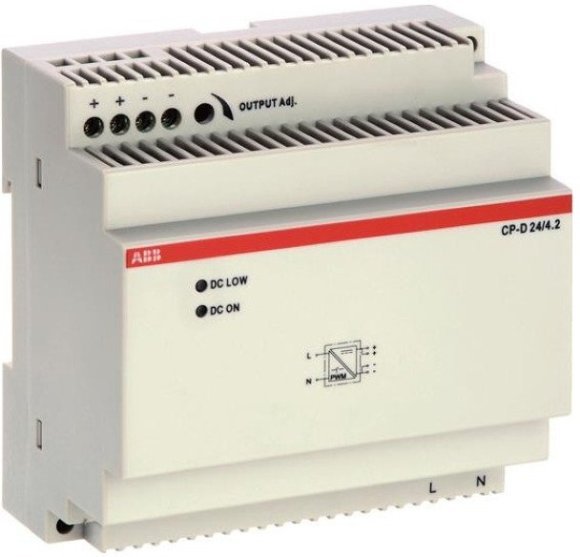 Блок питания CP-D 24/4.2 (регулир. вых. напряж) вход 90-265В AC / 120-370В DC, выход 24В DC /4.2A, 1SVR427045R0400 в Гатчине