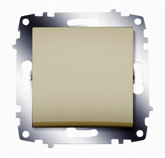 Выключатель 1-клавишный ABB COSMO, скрытый монтаж, титан, 619-011400-200 в Гатчине