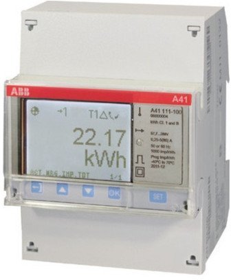 Счетчик электроэнергии однотарифный ABB A41 однофазный 5(80)А, кл.т. 1, 2CMA100082R1000 в Гатчине