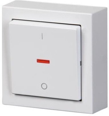 Выключатель 1-клавишный ABB IMPRESSIVO с подсветкой, открытый монтаж, белый, 2TKA00001840 в Гатчине