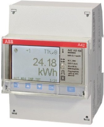 Счетчик электроэнергии однотарифный ABB A42 однофазный 1(6)А, кл.т. 1, 2CMA100094R1000 в Гатчине