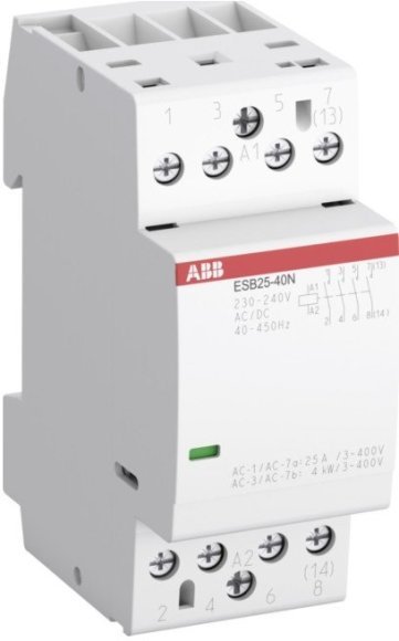 Модульный контактор ABB ESB-N 1НО+3НЗ 25А 230.240В AC/DC, 1SAE231111R0613 в Гатчине