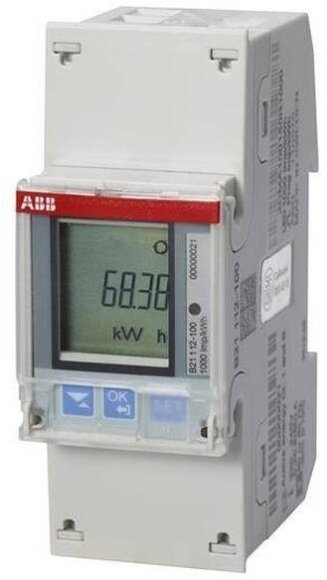 Счетчик электроэнергии однотарифный ABB B24 трехфазный 1(6)А, кл.т. 1, 2CMA100809R1000 в Гатчине