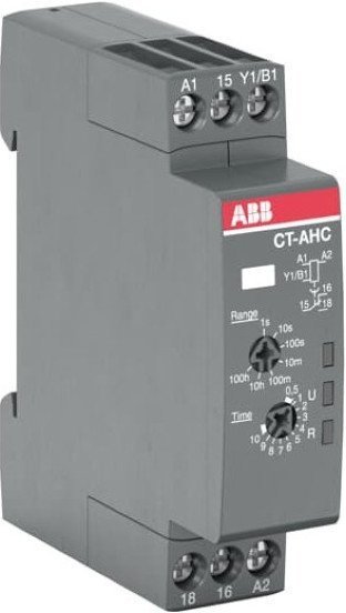 Реле времени CT-AHC.12 компактное (задержка при отключ.) 24-48B DC, 24- 240B AC (7 диапазонов времени 0,05с...100ч) 1ПК, 1SVR508110R0000 в Гатчине