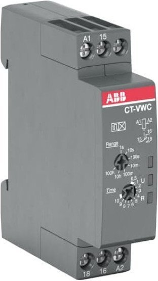 Реле времени CT-VWC.12 компактное (импульс при включ.) 24-48B DC, 24-240B AC (7 диапазонов времени 0,05с...100ч) 1ПК, 1SVR508130R0000 в Гатчине