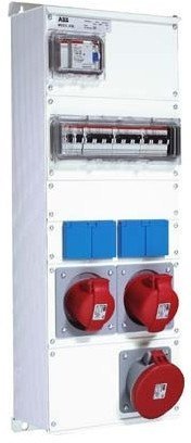Бокс M63/2JFB CTFL с розетками и фланцамив сборе, металл, IP44, 2CMA100024R1000 в Гатчине