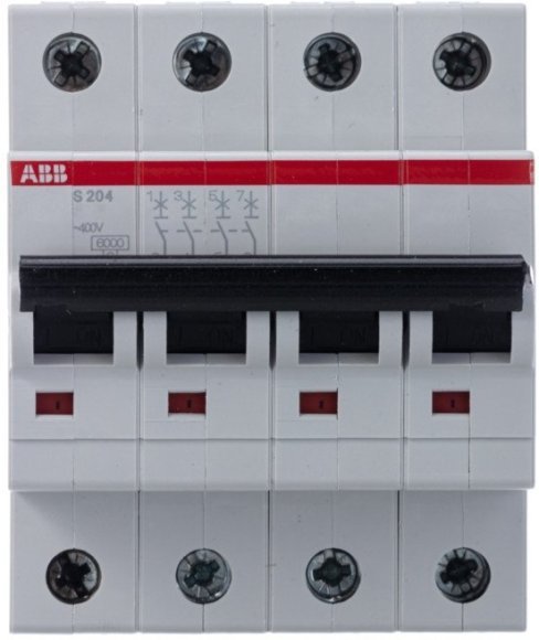 Автомат.выкл-ль 4-полюсный S204 C20, 2CDS254001R0204 в Гатчине