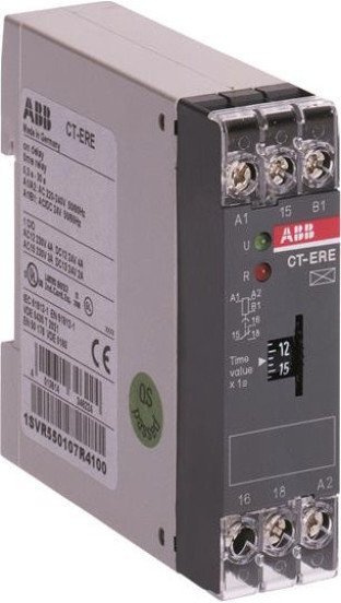 Реле времени CT-ERE (задержка на включ.) 24В AC/DC, 220-240В AC (временной диапазон 0.1..10с.) 1ПК, 1SVR550107R1100 в Гатчине