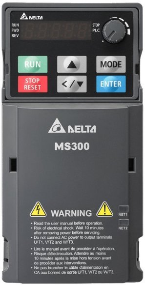 Преобразователи частоты Delta Electronics VFD4A8MS21AFSAA (0.75кВт 1ф 230В) серии MS300 в Гатчине