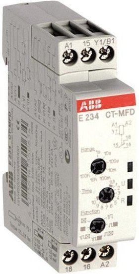 Реле времени CT-MFD.12 модульное многофункц. (7 функций ) 24-48B DC, 24- 240B AC (7 временных диапазонов 0,05с...100ч) 1ПК, 1SVR500020R0000 в Гатчине