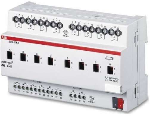 SD/S8.16.1 Светорегулятор ЭПРА 1-10В, 8-канальный, 16А, 2CDG110081R0011 в Гатчине