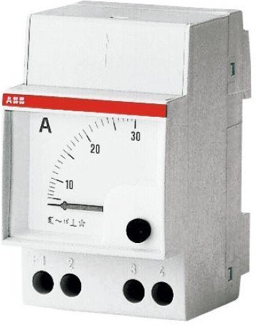 Амперметр щитовой ABB AMT 30А AC, аналоговый, кл.т. 1,5, 2CSM310080R1001 в Гатчине