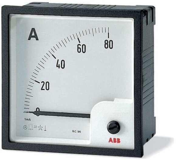 Амперметр щитовой ABB AMT 60А AC, аналоговый, кл.т. 1,5, 2CSG313110R4001 в Гатчине