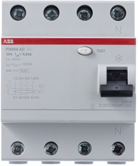 Выкл.диф.тока 4мод. FH204 AC-25/0,03, 2CSF204004R1250 в Гатчине