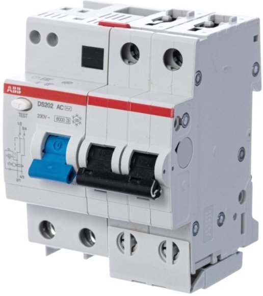 Дифавтомат ABB DS200 2P 10А (B) 6 кА, 30 мА (AC), 2CSR252001R1105 в Гатчине