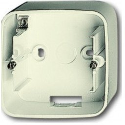 Коробка для открытого монтажа, 1 пост, серия Busch-Duro 2000 SI, цвет слоновая кость, 2CKA001799A0977 в Гатчине