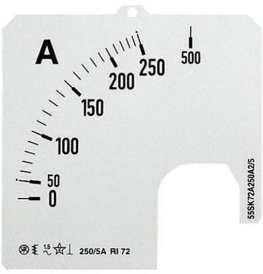 Шкала для амперметра SCL-A1-400/72, 2CSG112279R5011 в Гатчине