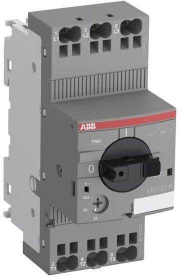 Силовой автомат для защиты двигателя ABB 1А 3P, термомагнитный расцепитель, 1SAM350010R1005 в Гатчине