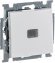 Выключатель 1-клавишный ABB BASIC55 с подсветкой, скрытый монтаж, альпийский белый, 2CKA001012A2153 в Гатчине