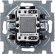 Выключатель 1-клавишный ABB BASIC55 с подсветкой, скрытый монтаж, слоновая кость, 2CKA001012A2156 в Гатчине