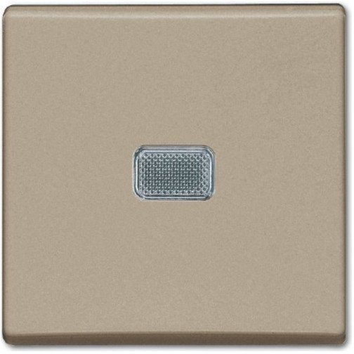 Выключатель 1-клавишный ABB BASIC55 с подсветкой, скрытый монтаж, шампань, 2CKA001012A2165 в Гатчине